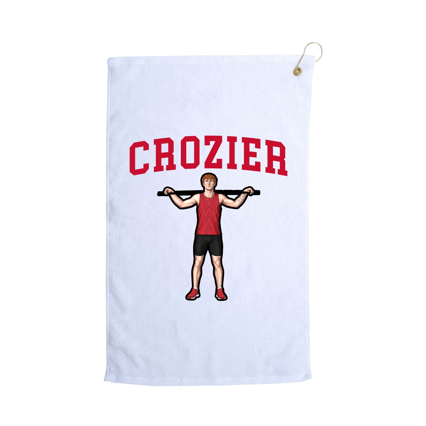 Golf Towel — Shirsey in White
