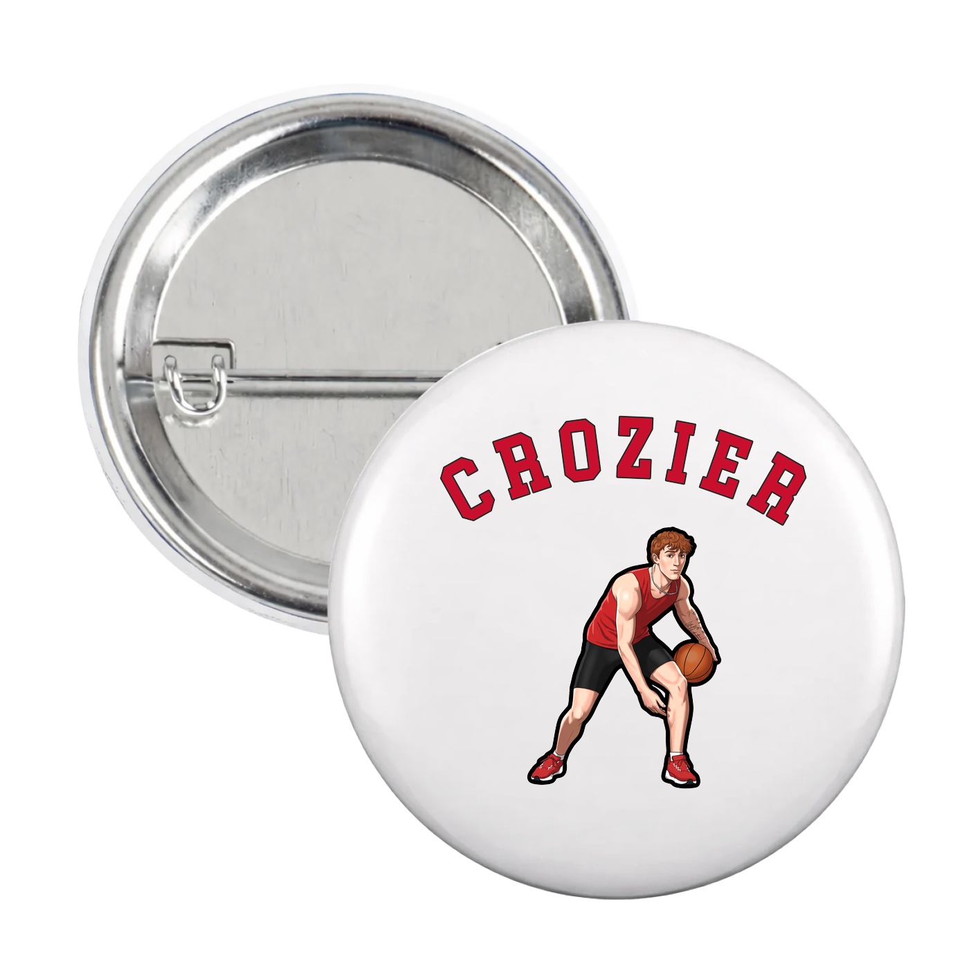 Game Day Button — Shirsey Arch in White
