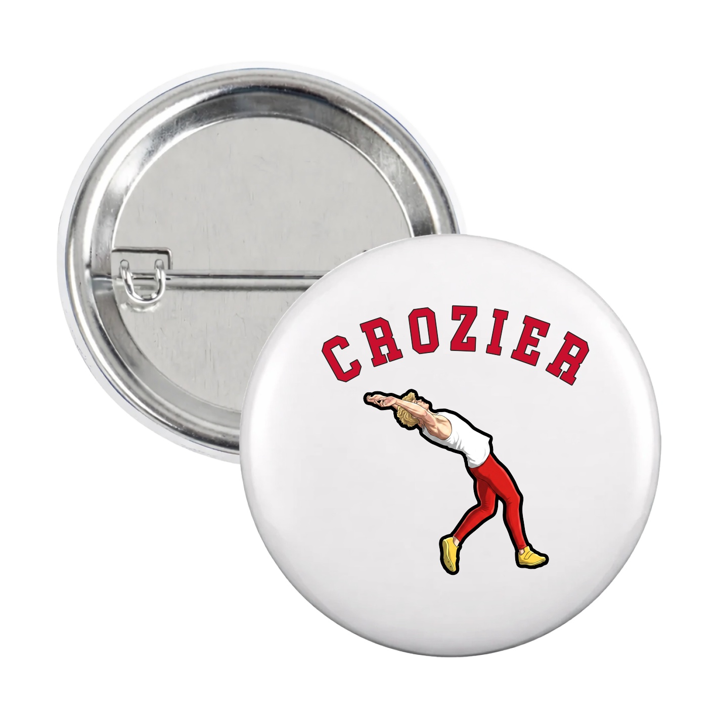 Game Day Button — Shirsey Arch in White