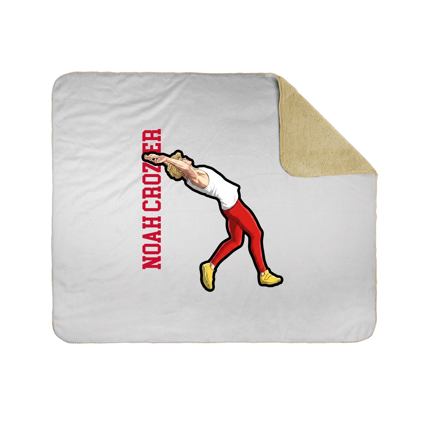 50x60 Sherpa Lined Throw Blanket