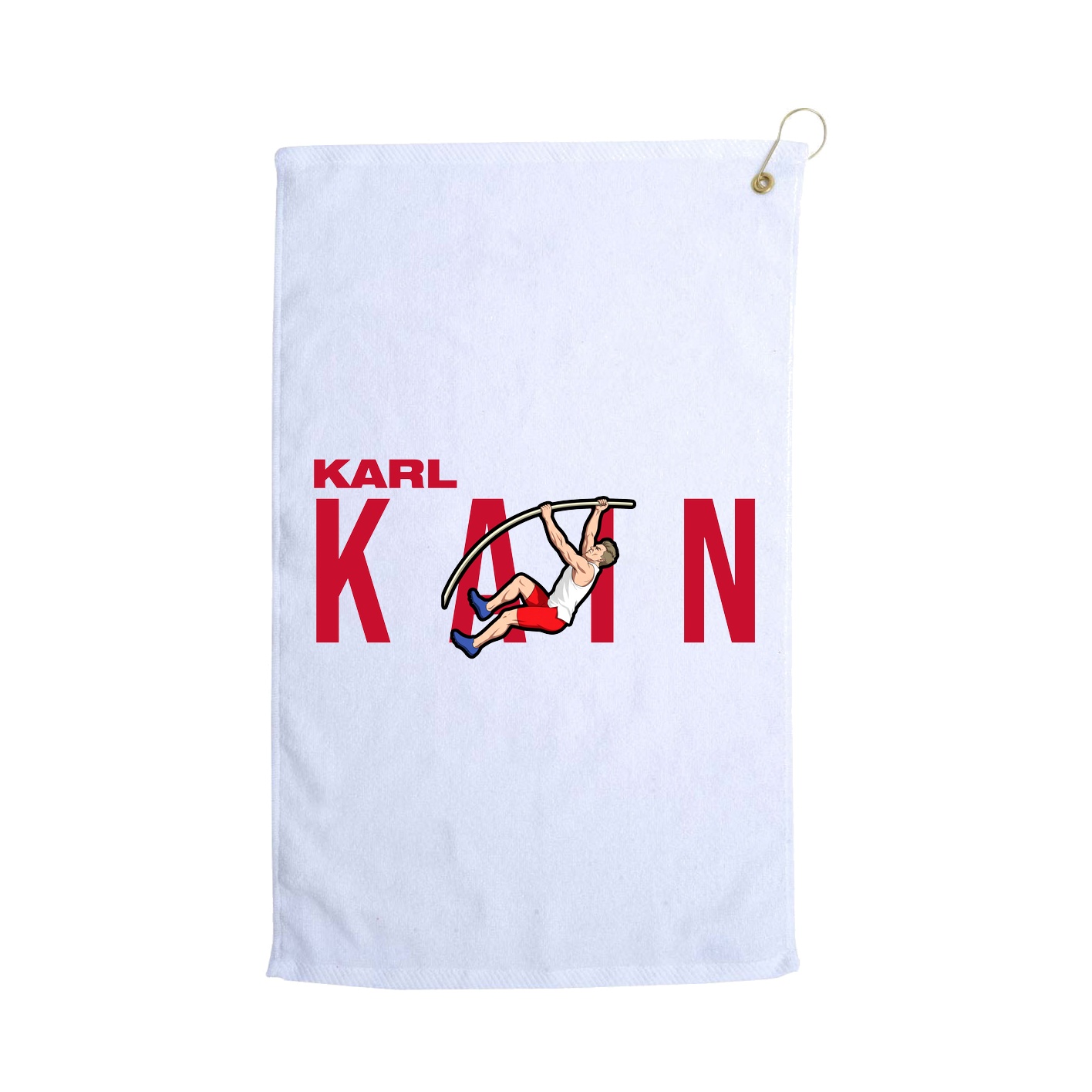 Golf Towel — Player Name in White