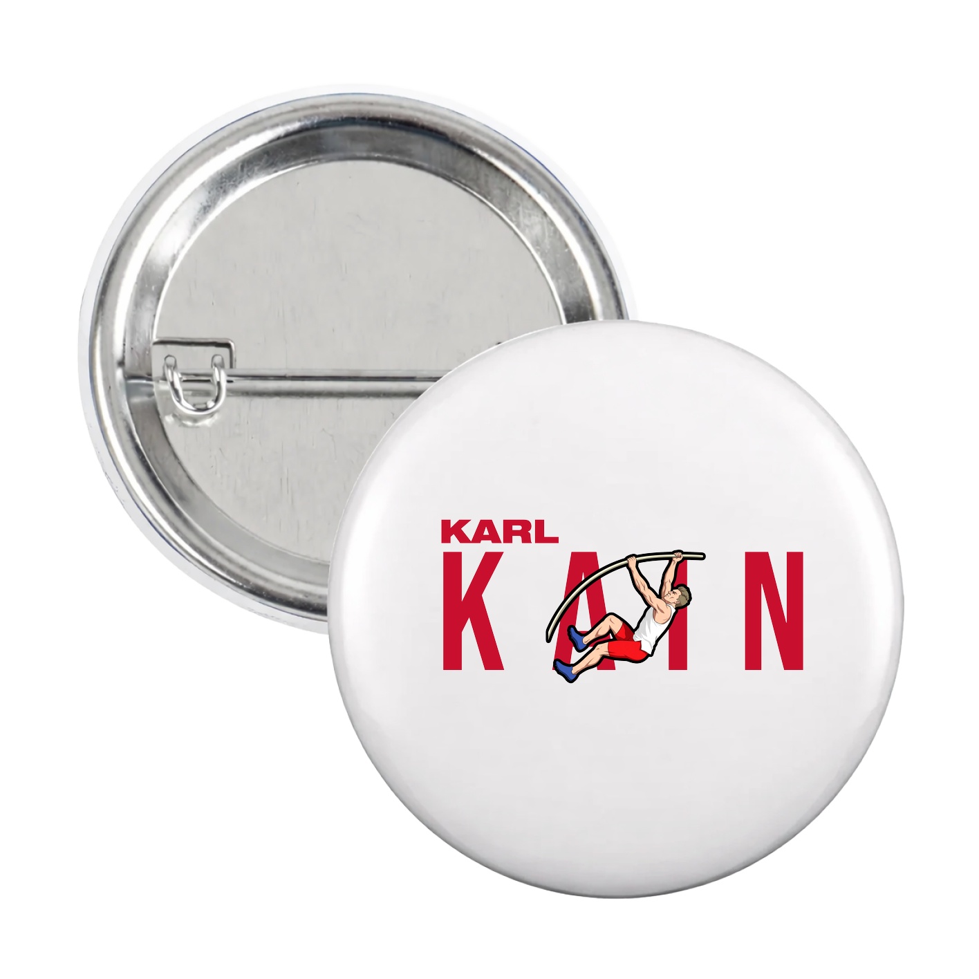 Game Day Button — Player Name in White