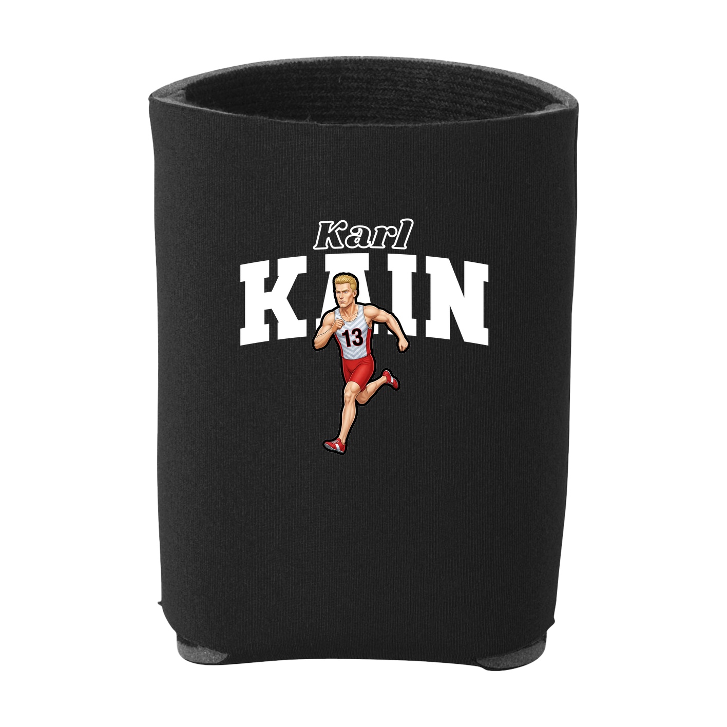 Can Holder — Name Arch in Black