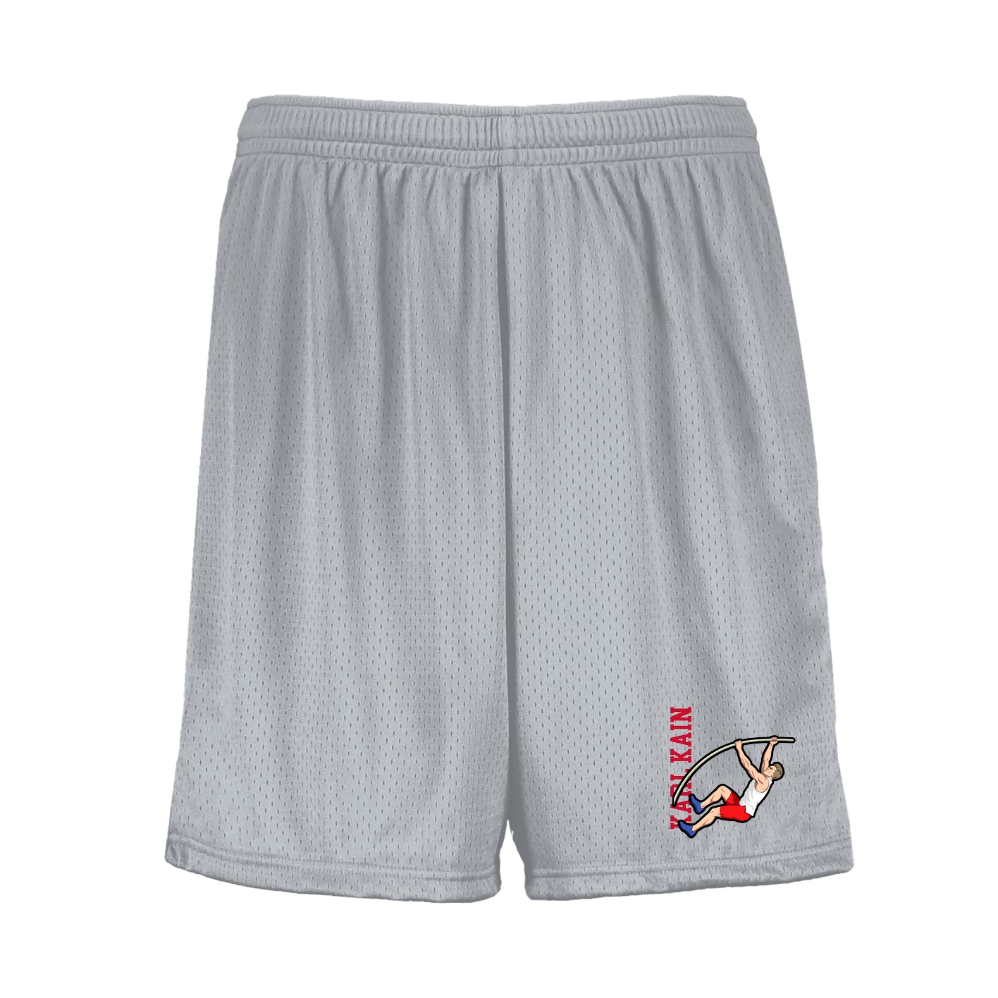 Shorts — Name Vertical in Silver
