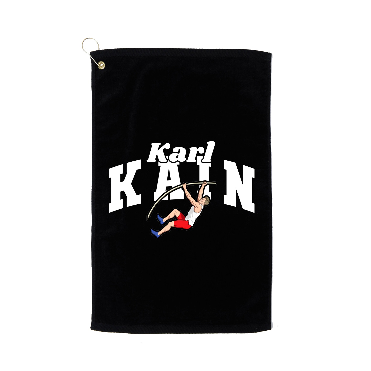 Golf Towel — Signature Arch in Black