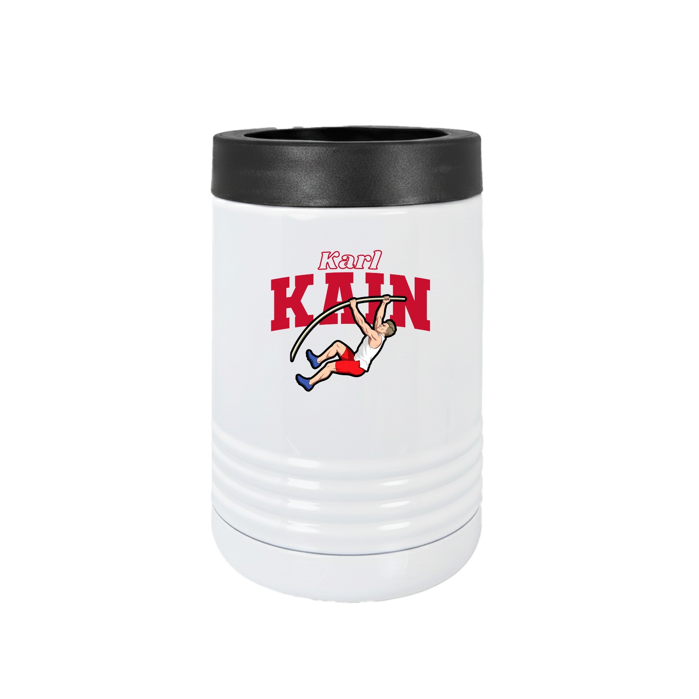 Beverage Holder — Name Arch in White