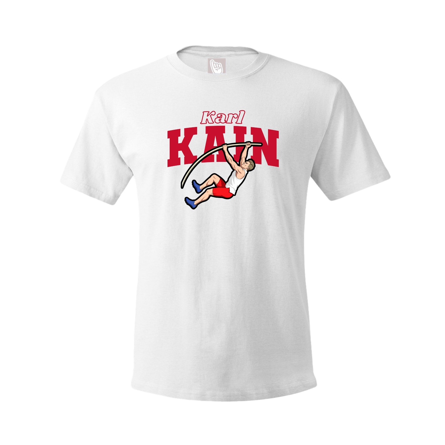 Tee — Name Arch in White