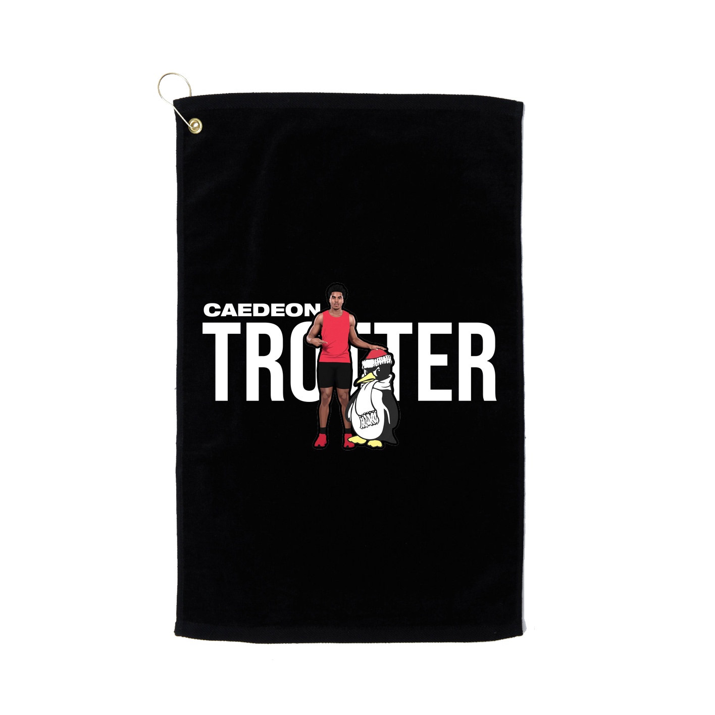 Golf Towel — Player Name in Black