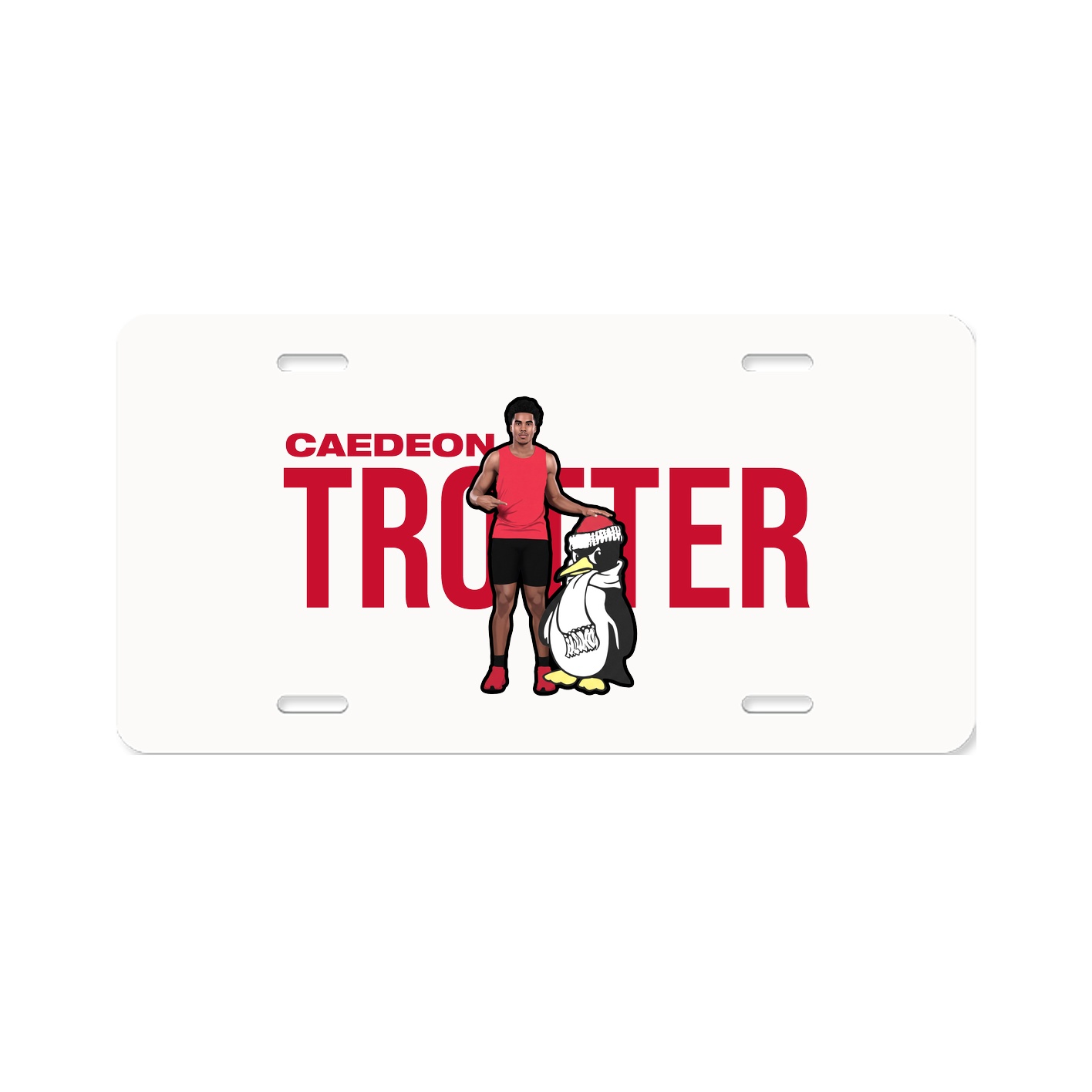 License Plate — Player Name in Classic