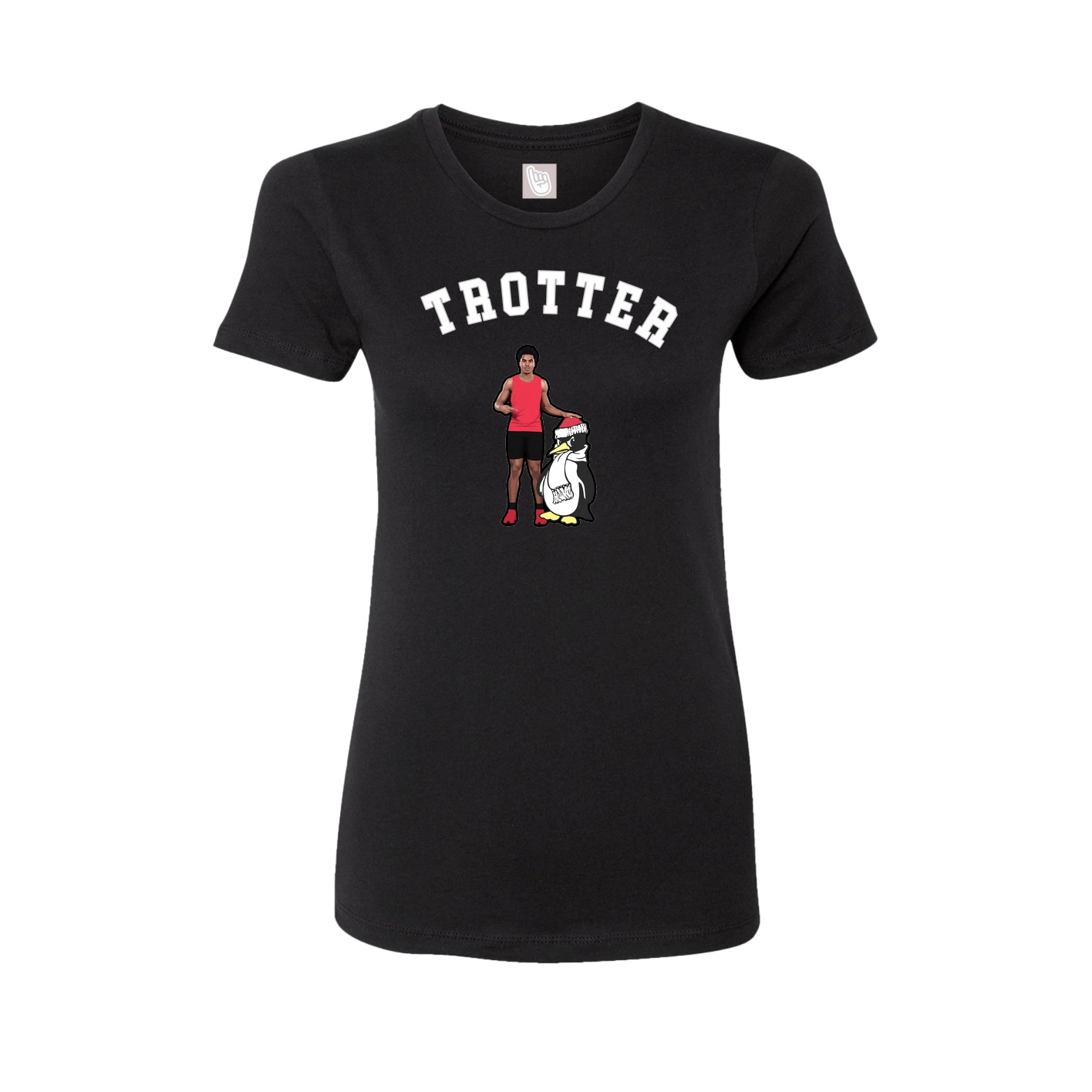 Fitted Women's Tee — Shirsey Arch in Black