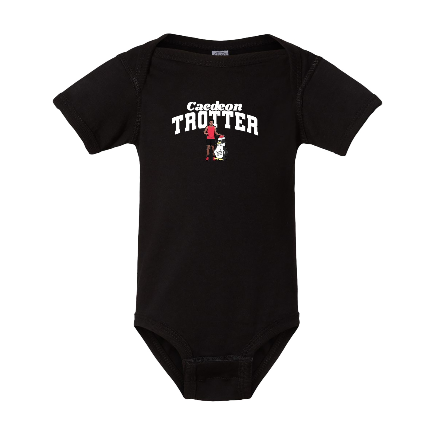 Baby Onesie — Signature Arch in Black