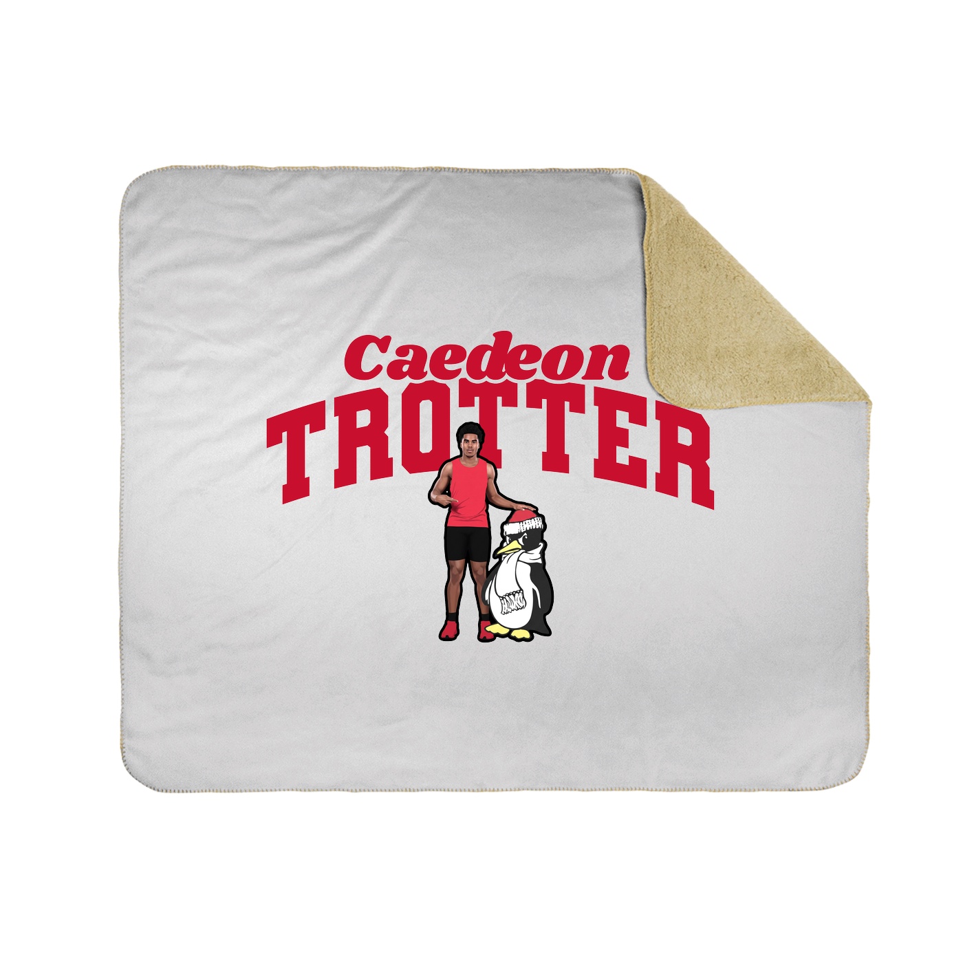 Throw Blanket — Signature Arch in White