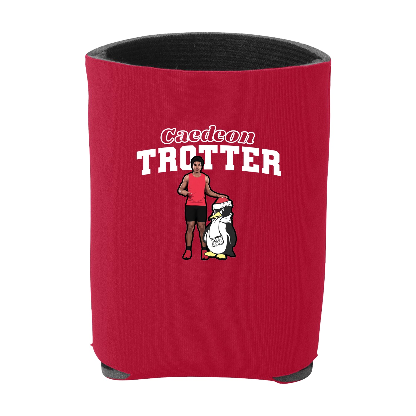 Can Holder — Name Arch in Red