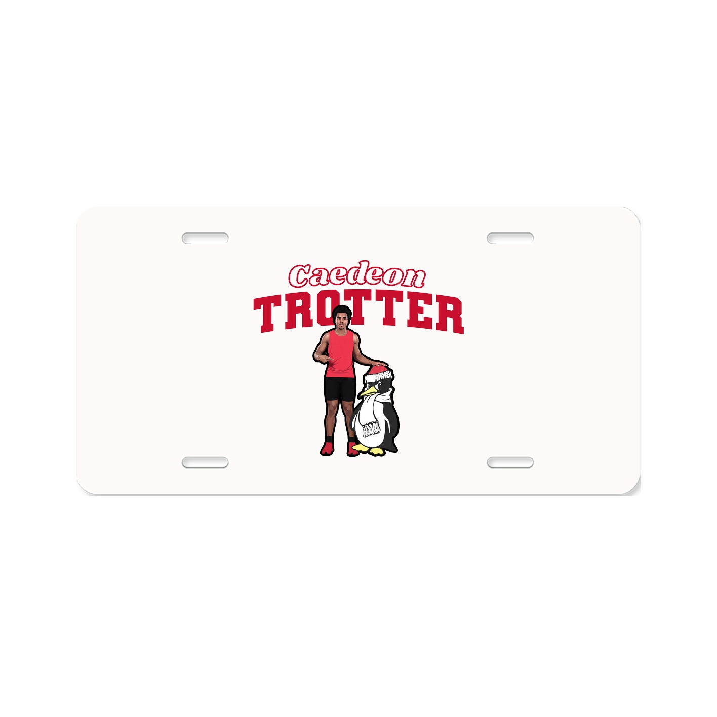 License Plate — Name Arch in Classic