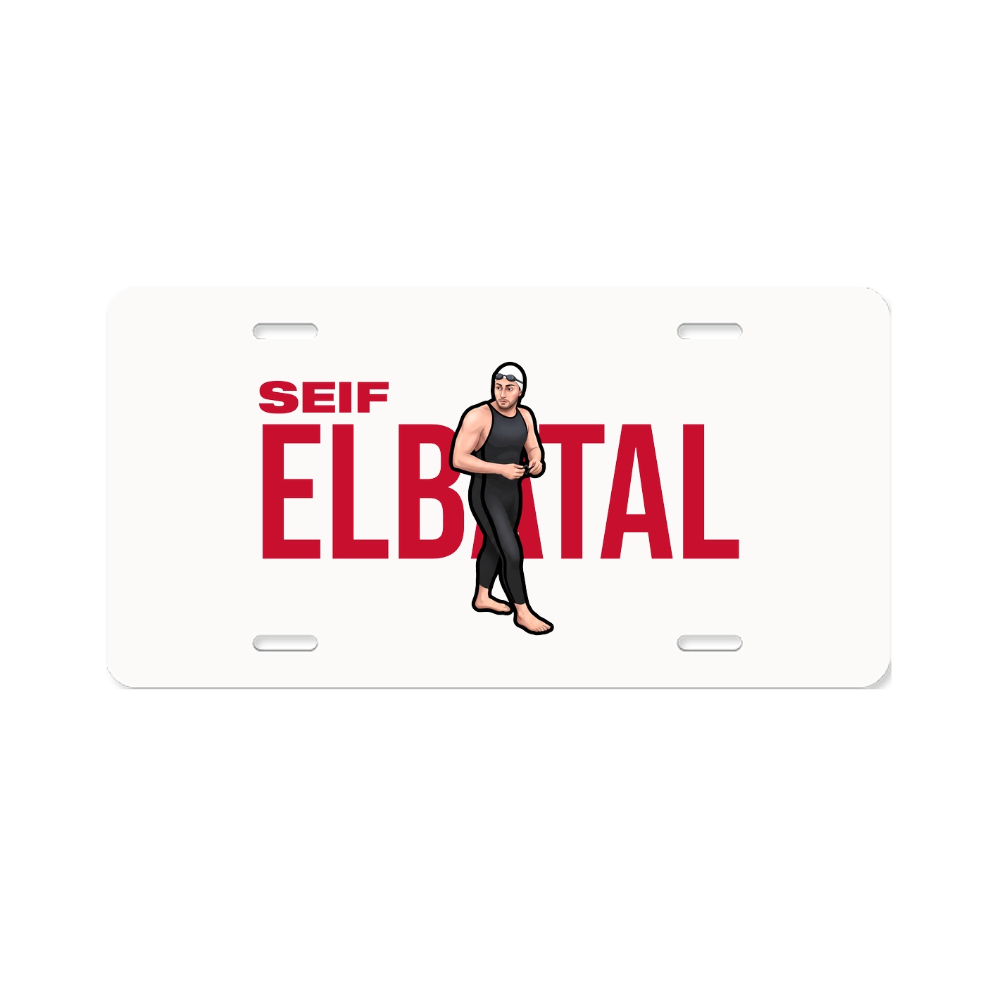 License Plate — Player Name in Classic