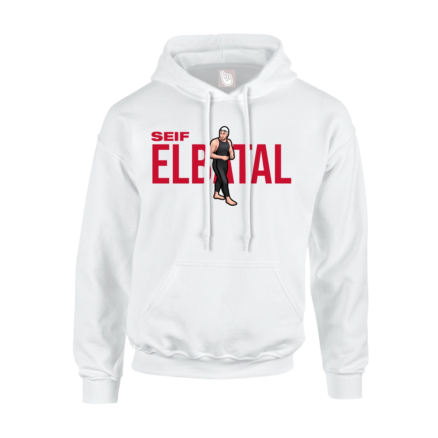 Youth Hoodie — Player Name in White