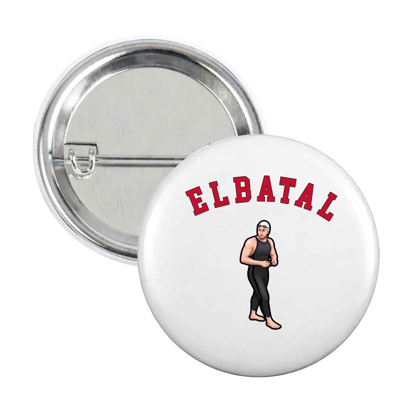 Game Day Button — Shirsey Arch in White
