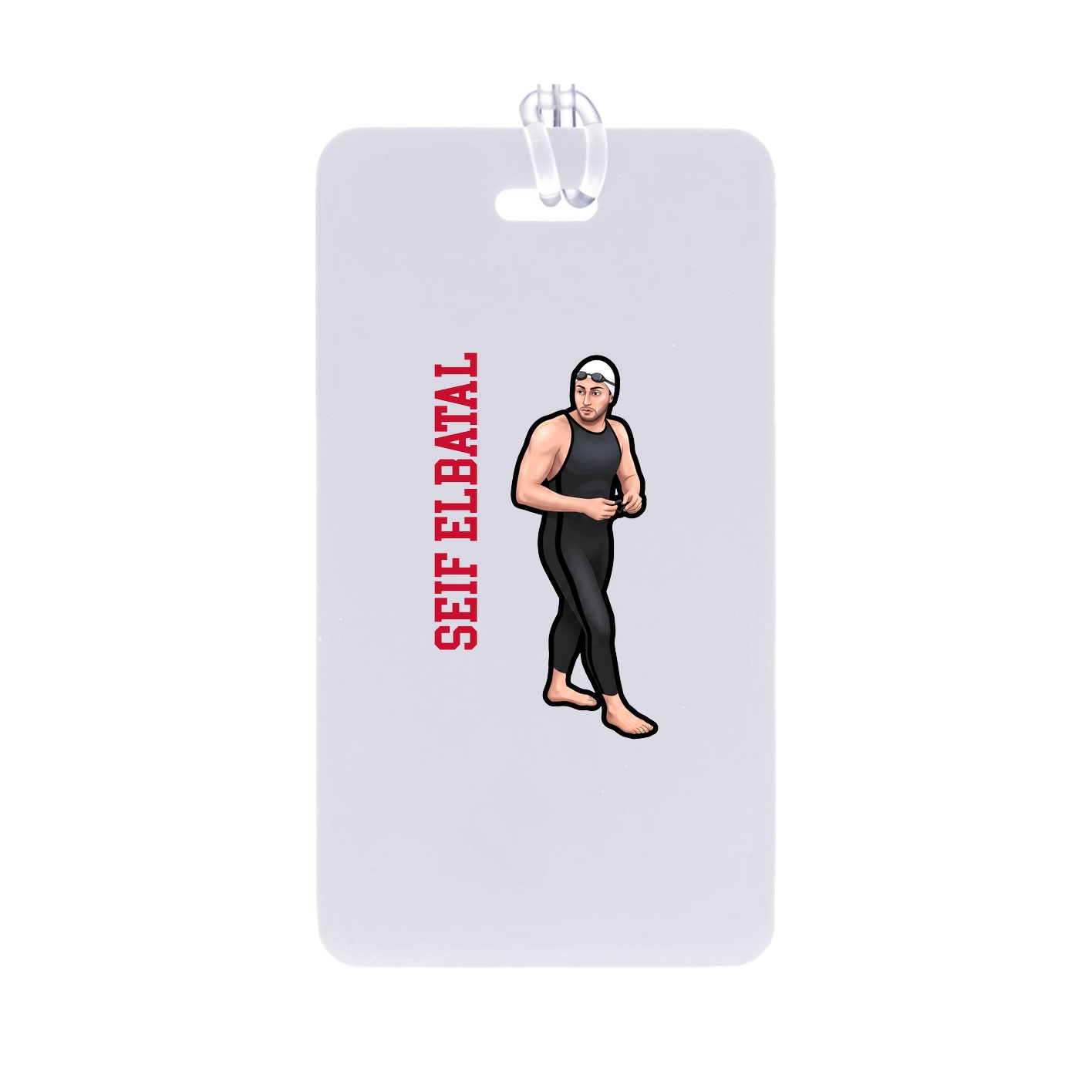 Bag Tag — Name Vertical in Classic