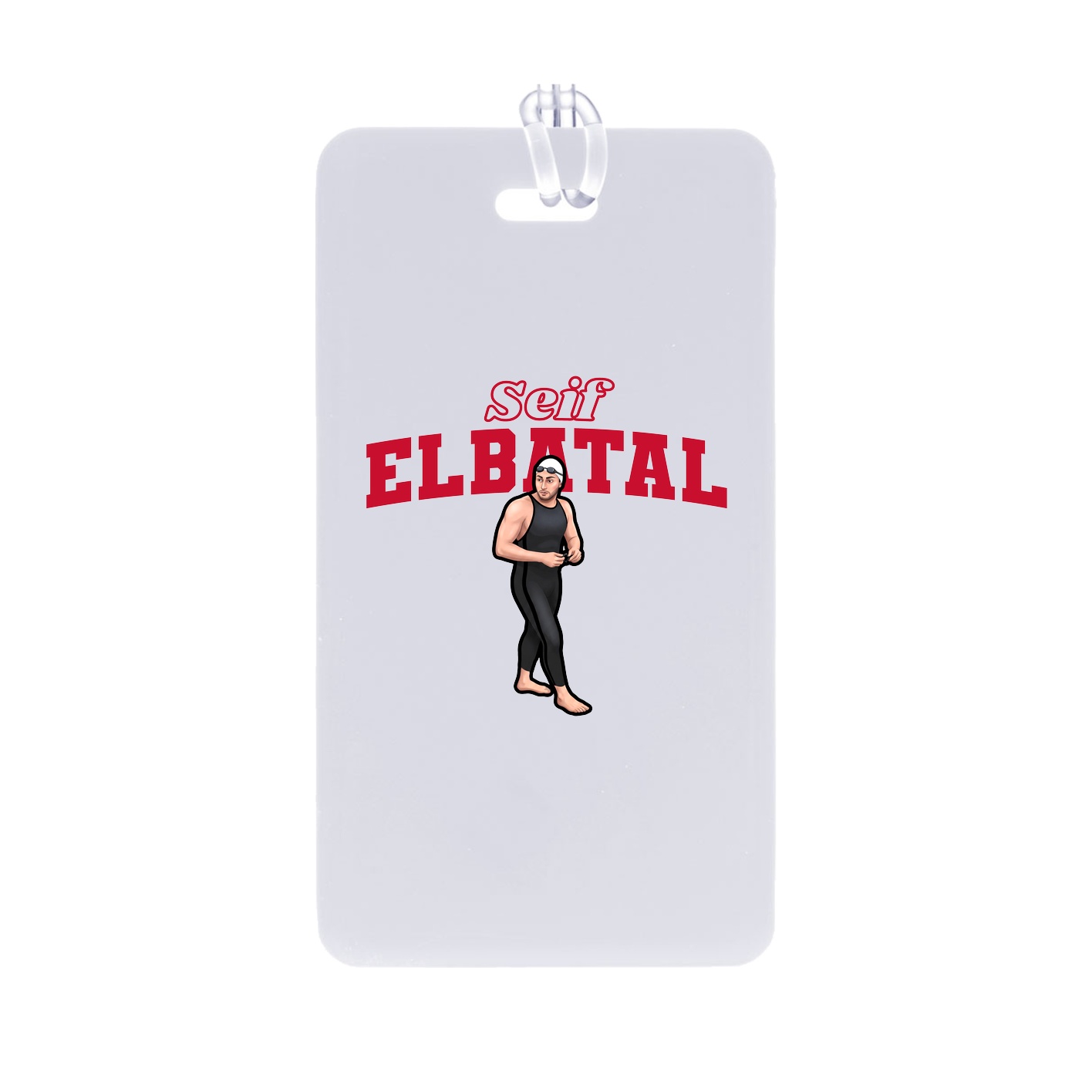 Bag Tag — Name Arch in Classic