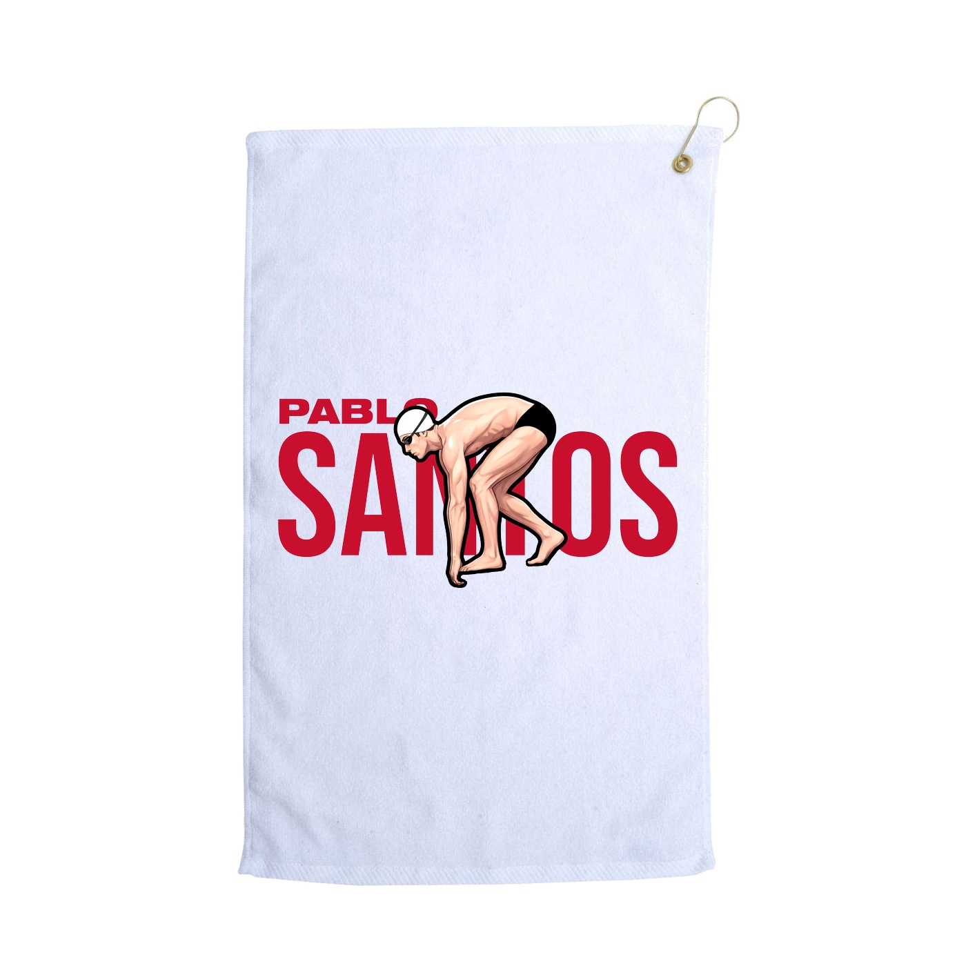 Golf Towel — Player Name in White