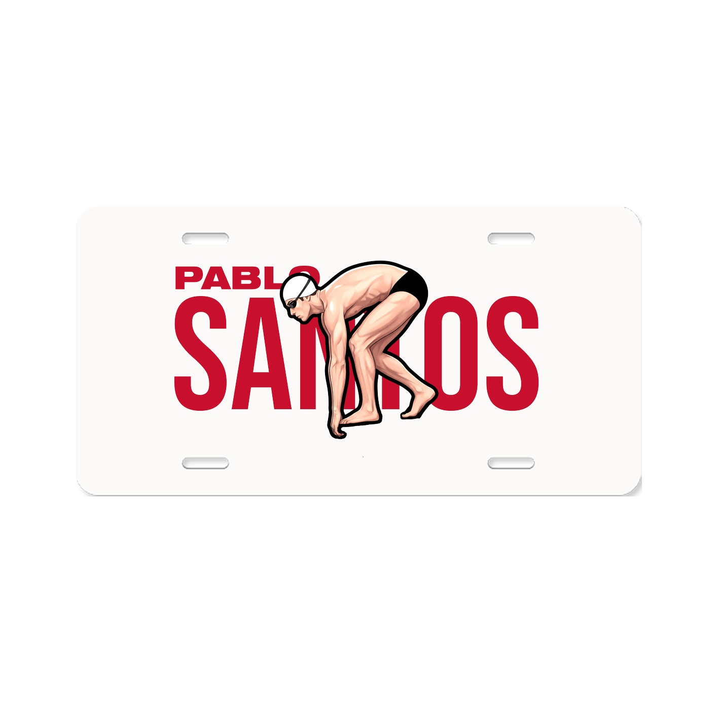 License Plate — Player Name in Classic