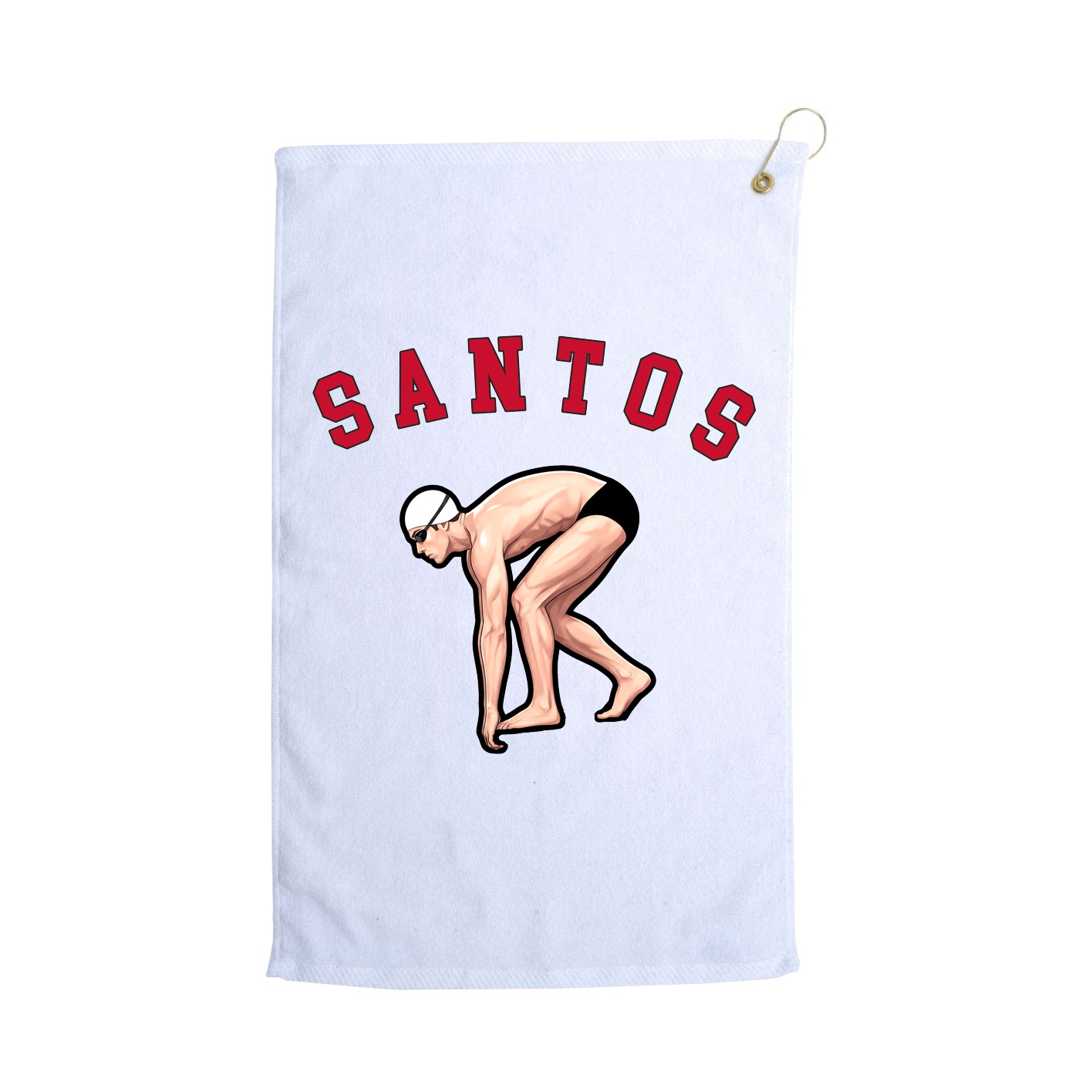 Golf Towel — Shirsey Arch in White