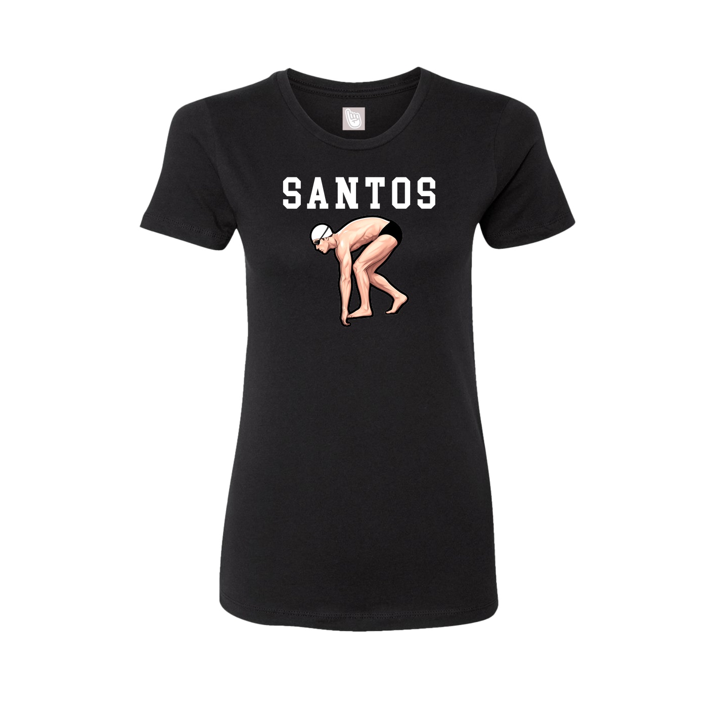 Fitted Women's Tee — Shirsey in Black
