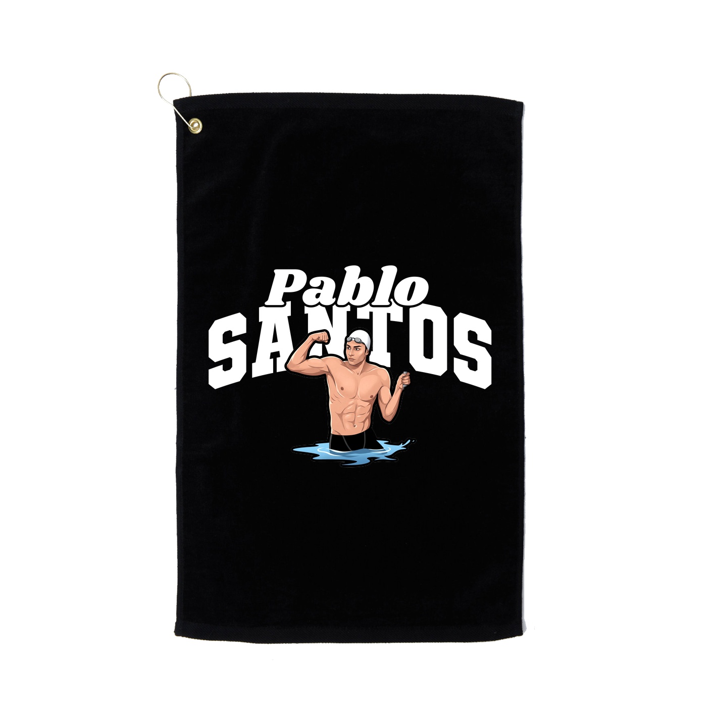 Golf Towel — Signature Arch in Black