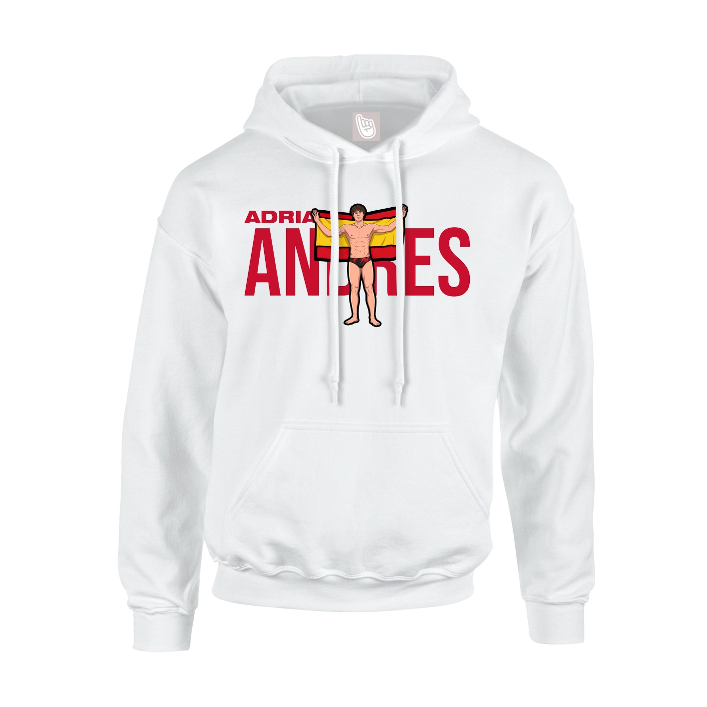 Hoodie — Player Name in White