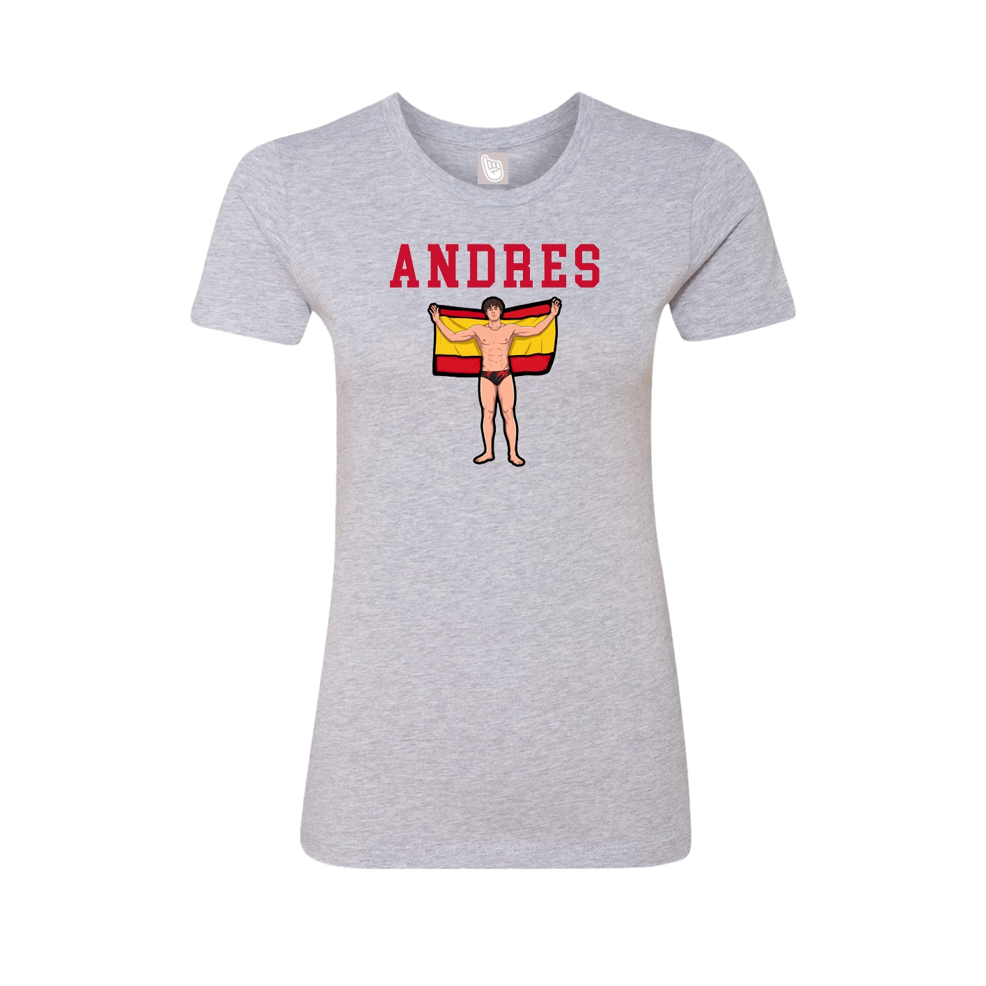 Fitted Women's Tee — Shirsey in Grey