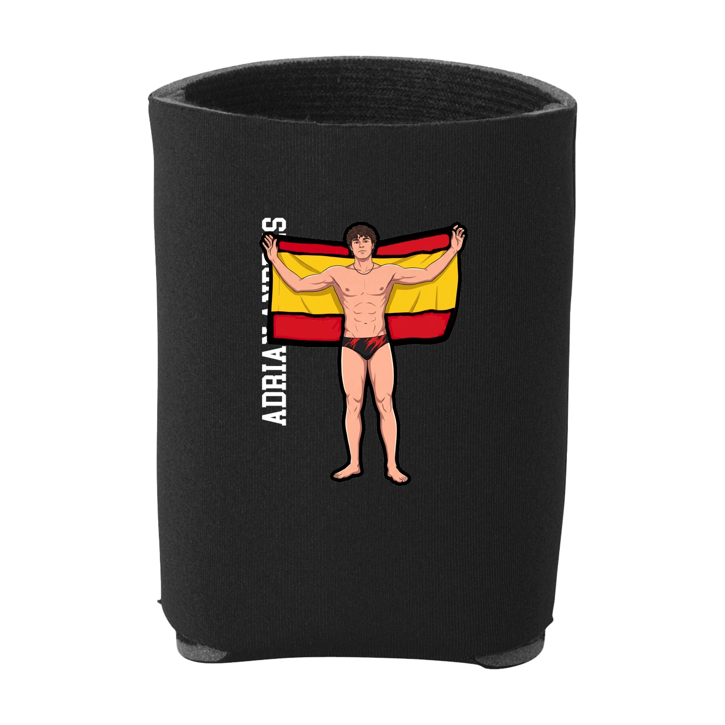 Can Holder — Name Vertical in Black