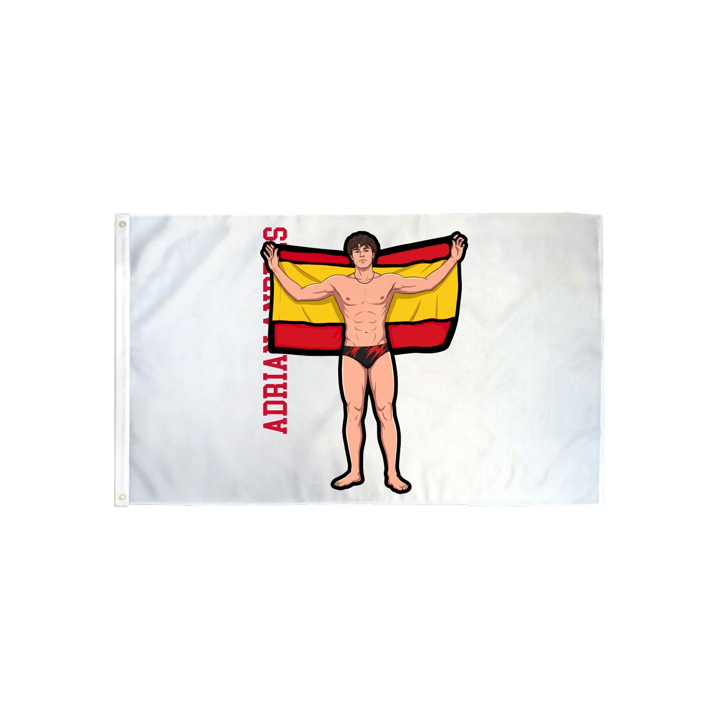 3x5 Flag — Name Vertical in Classic