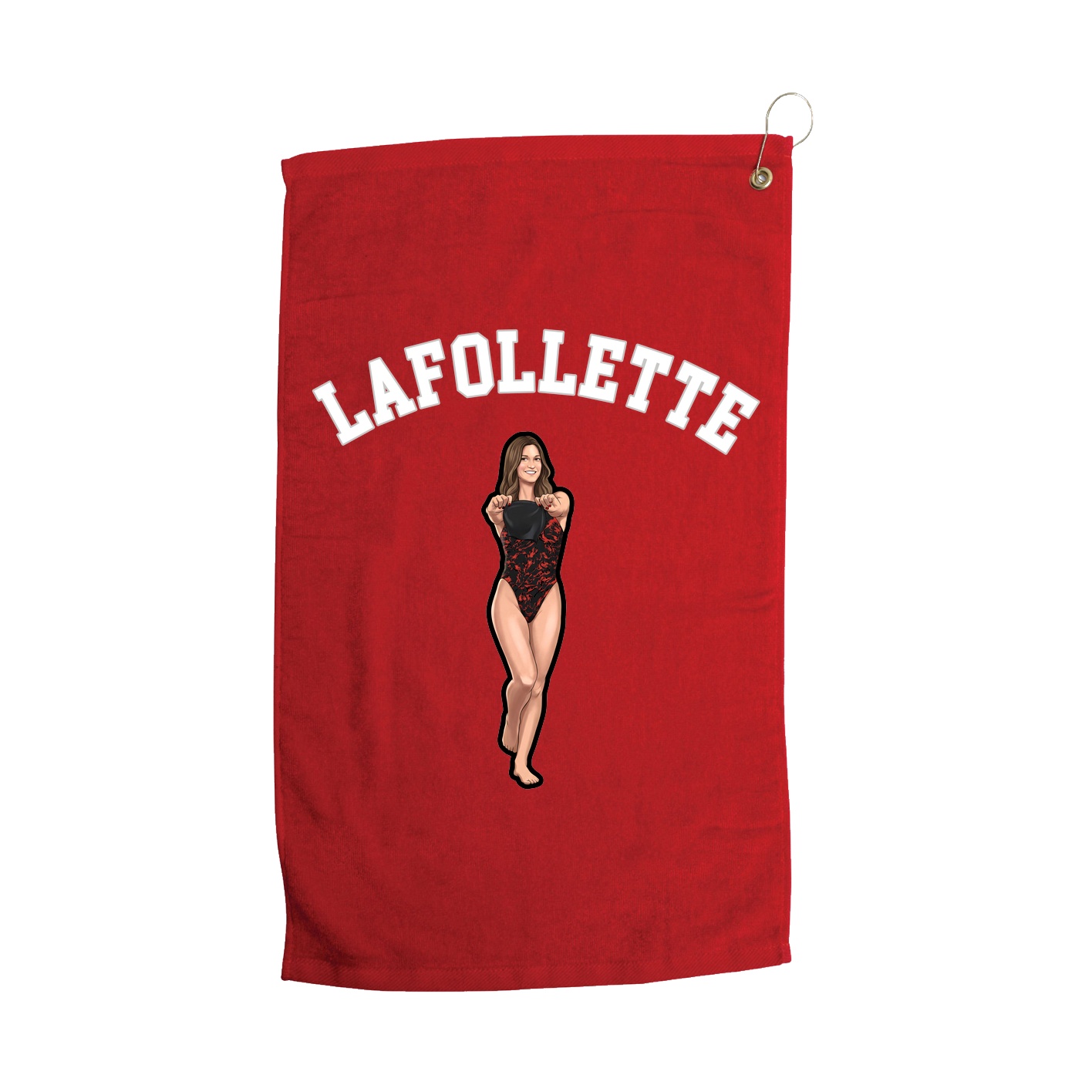 Golf Towel — Shirsey Arch in Red