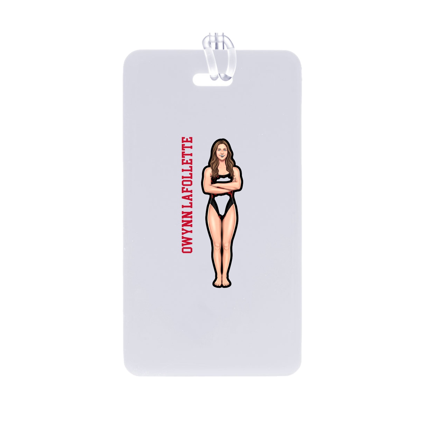 Bag Tag — Name Vertical in Classic