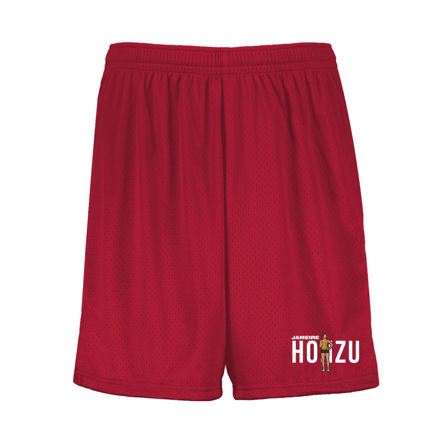 Shorts — Player Name in Red