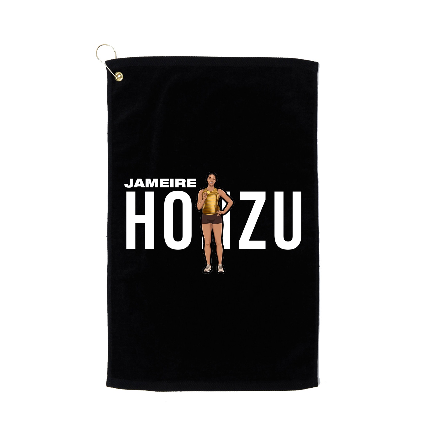 Golf Towel — Player Name in Black