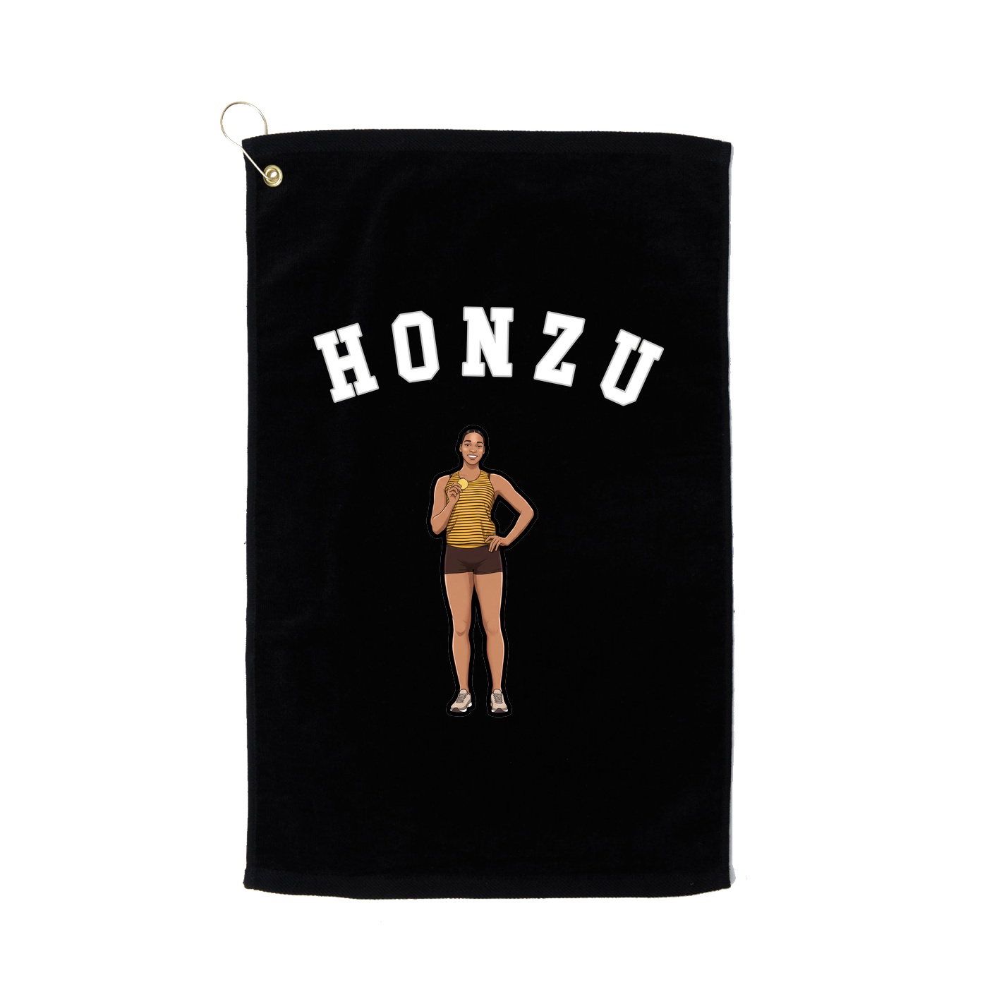Golf Towel — Shirsey Arch in Black