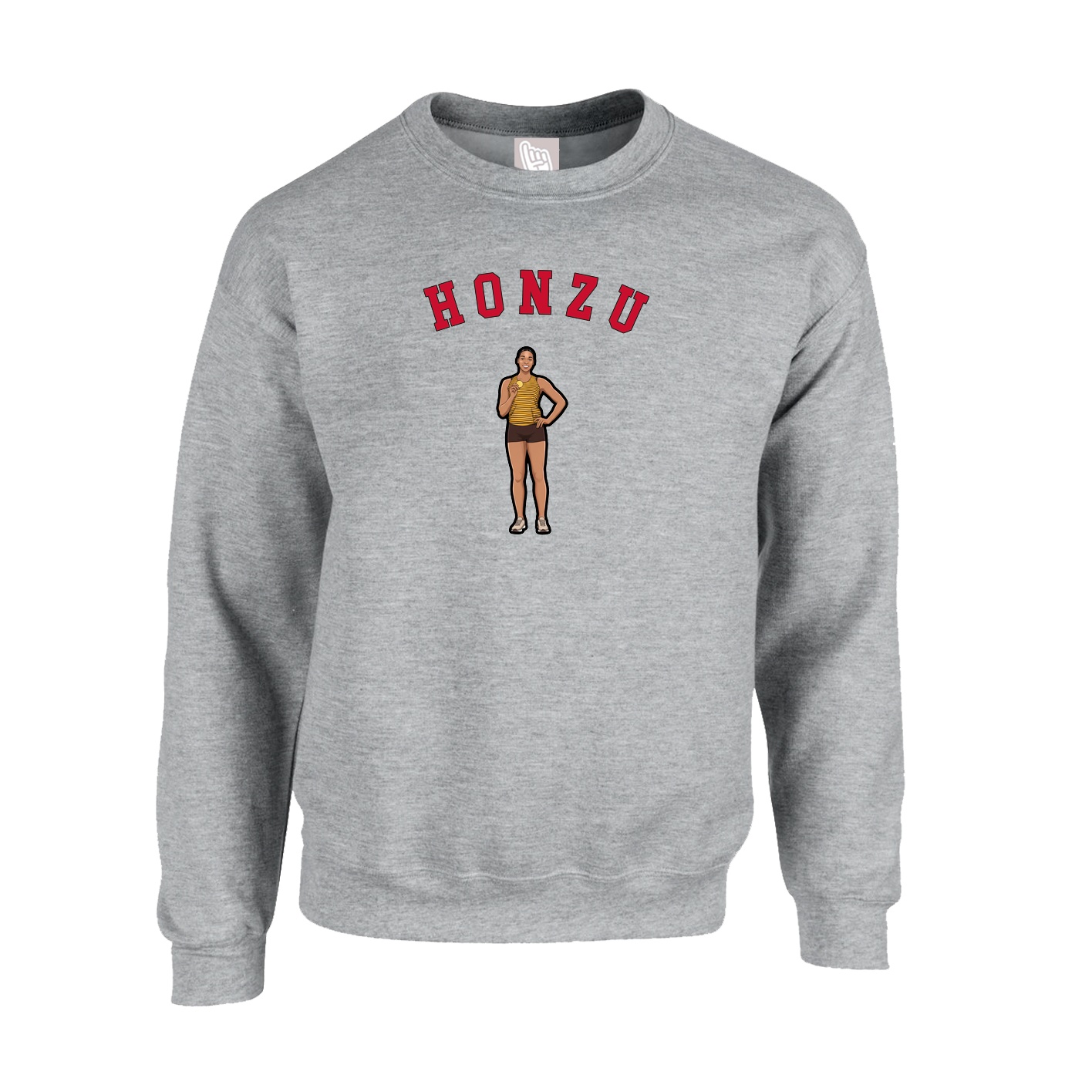 Fleece Crew — Shirsey Arch in Grey