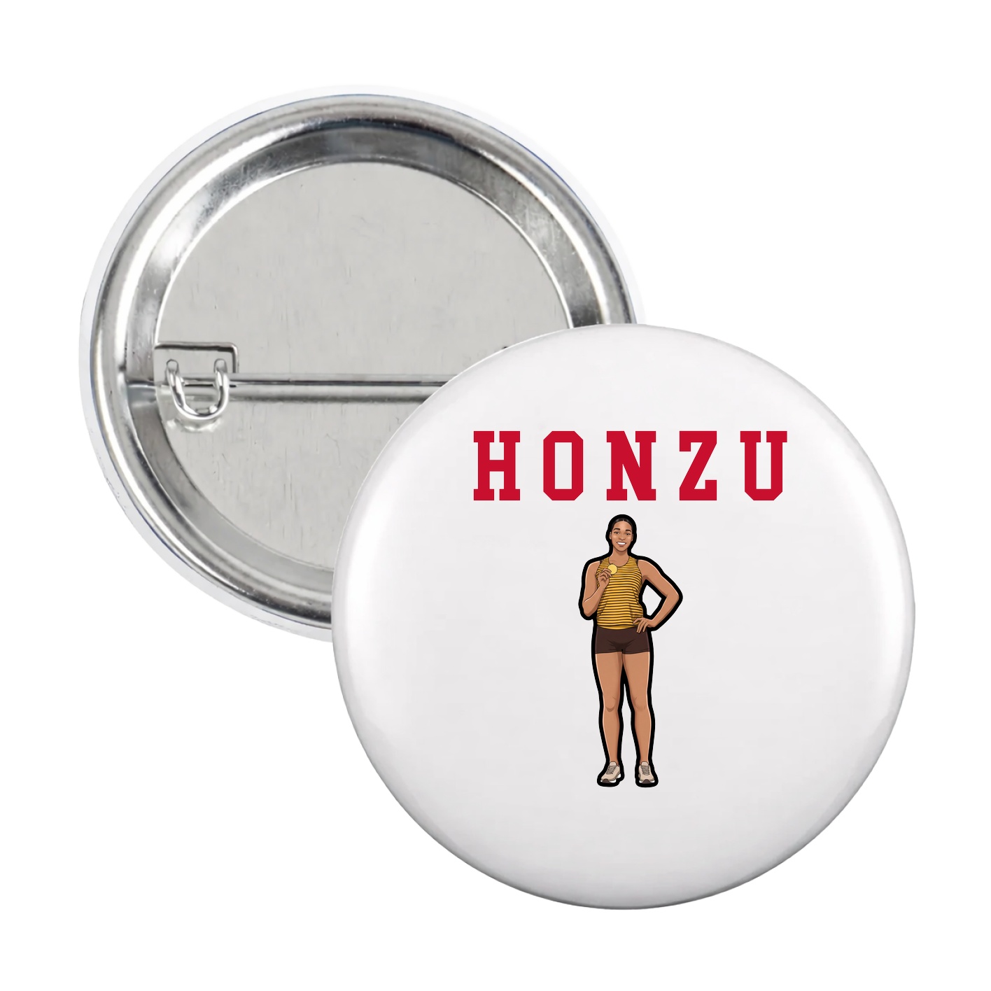 Game Day Button — Shirsey in White