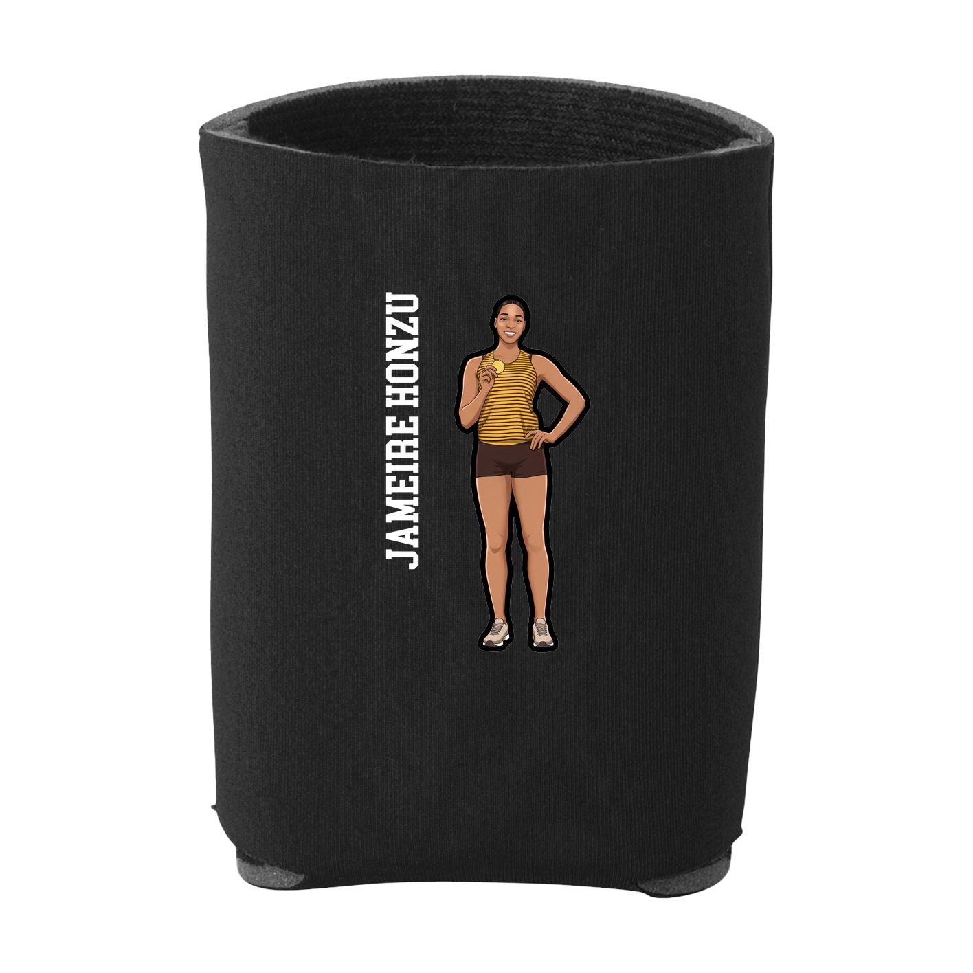 Can Holder — Name Vertical in Black