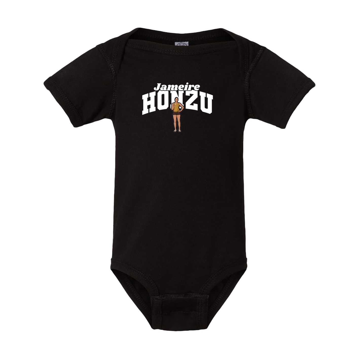 Baby Onesie — Signature Arch in Black