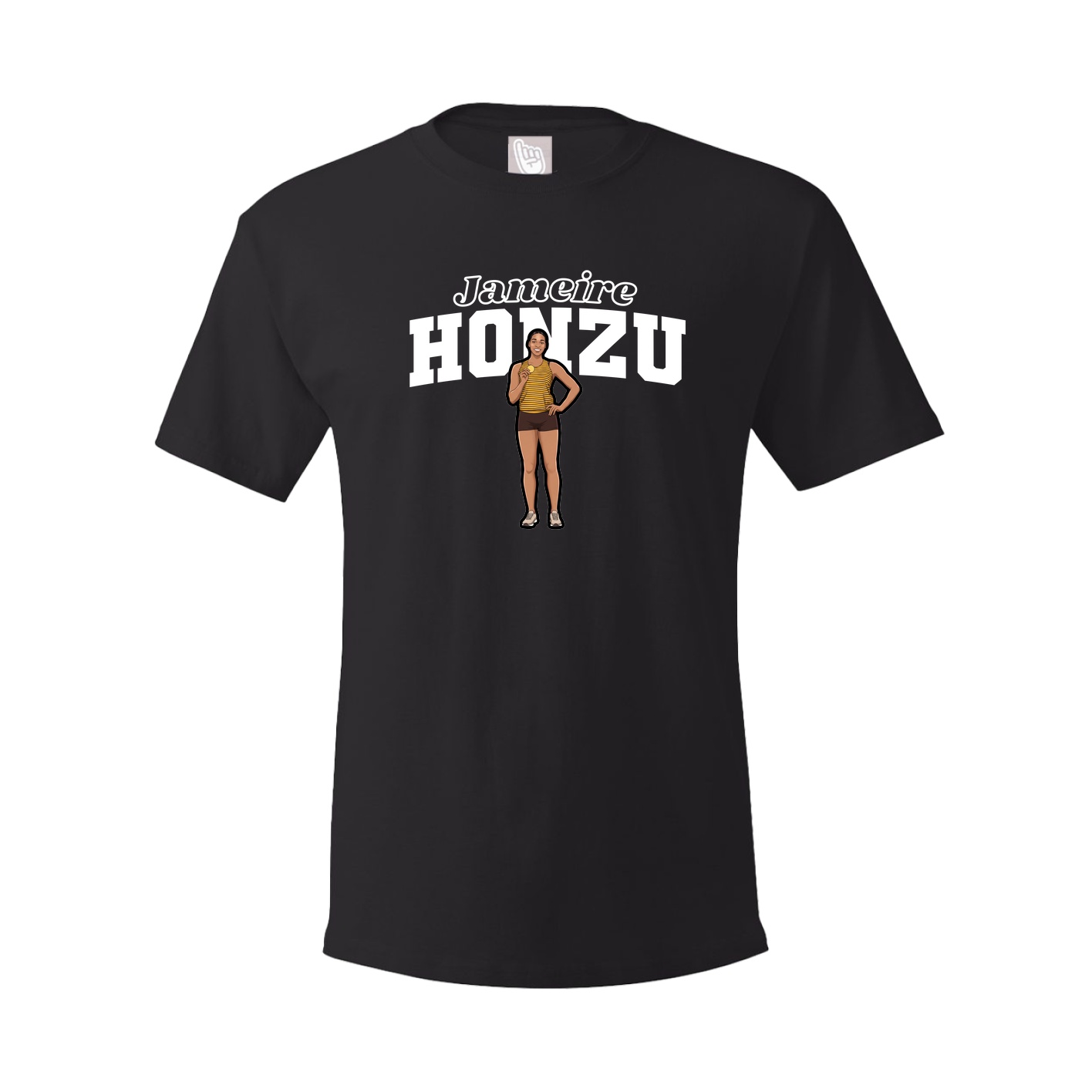 Youth Tee — Name Arch in Black