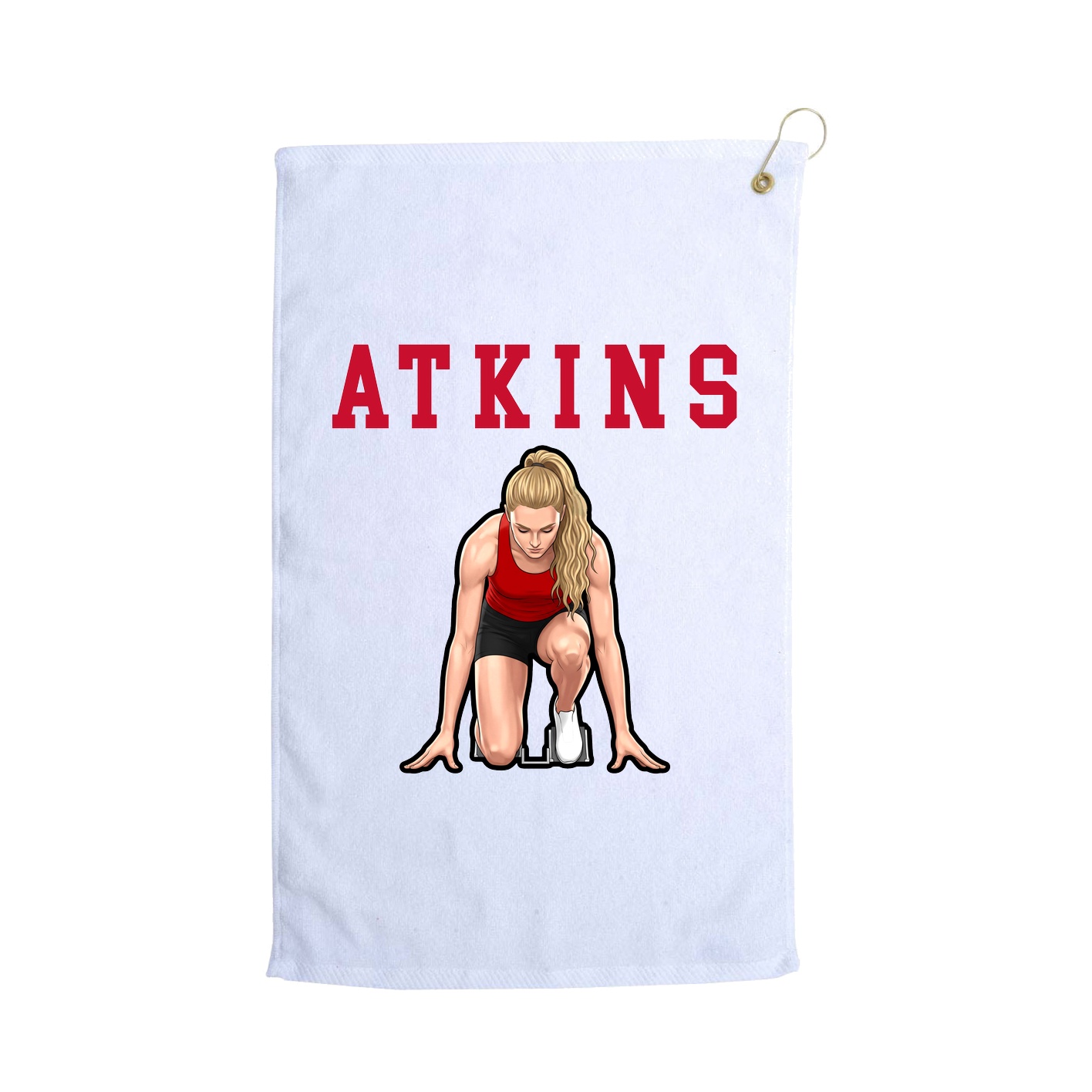 Golf Towel — Shirsey in White
