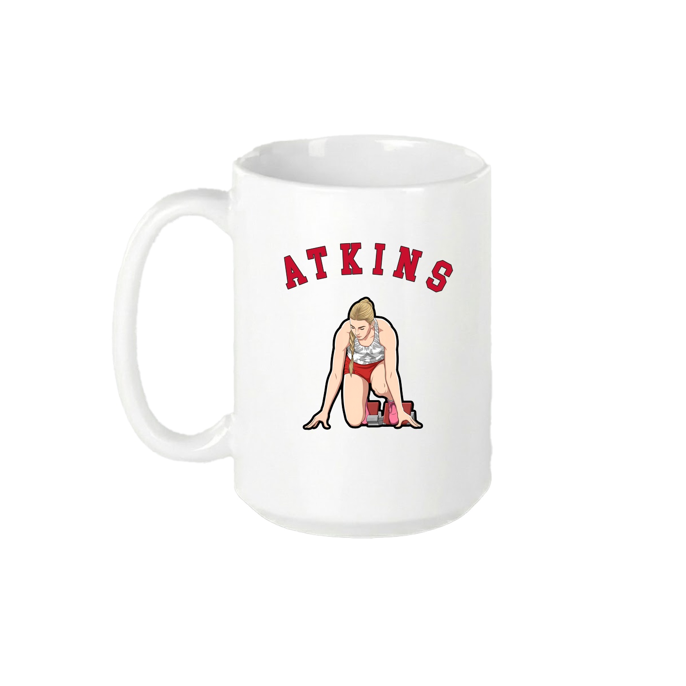 15oz Coffee Mug — Shirsey Arch in White