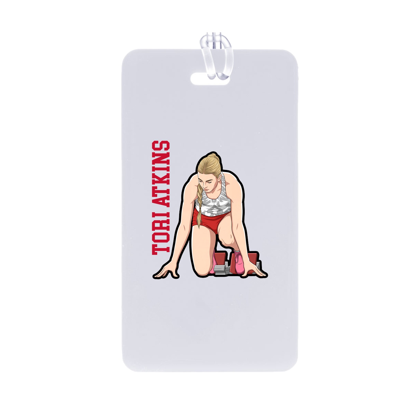 Bag Tag — Name Vertical in Classic