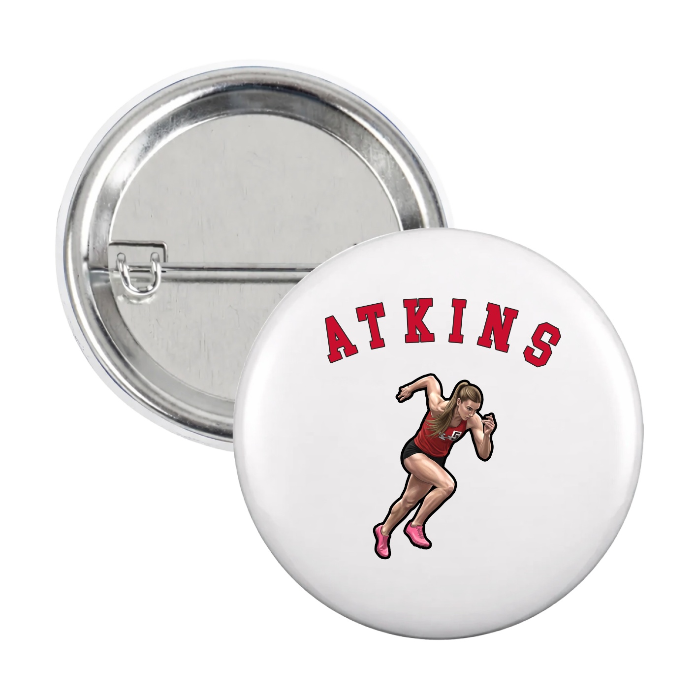 Game Day Button — Shirsey Arch in White