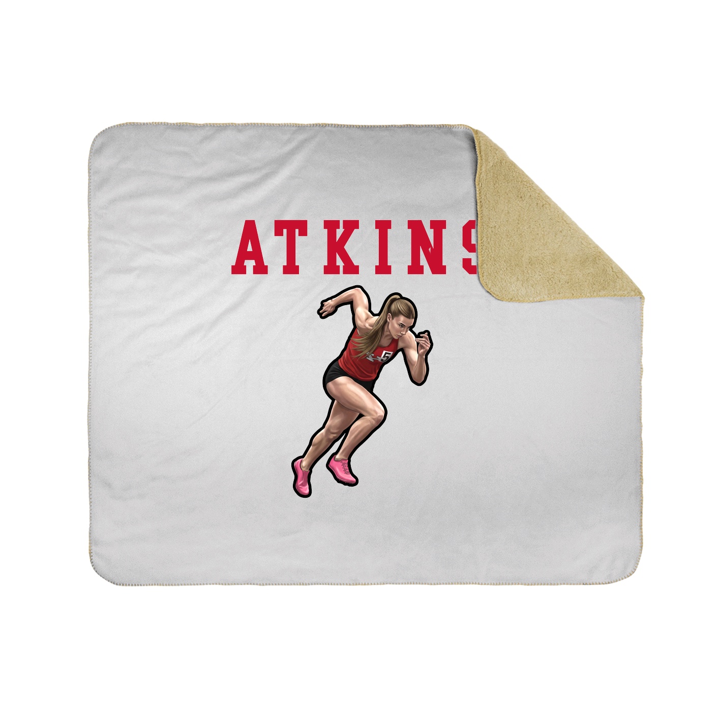 Throw Blanket — Shirsey in White