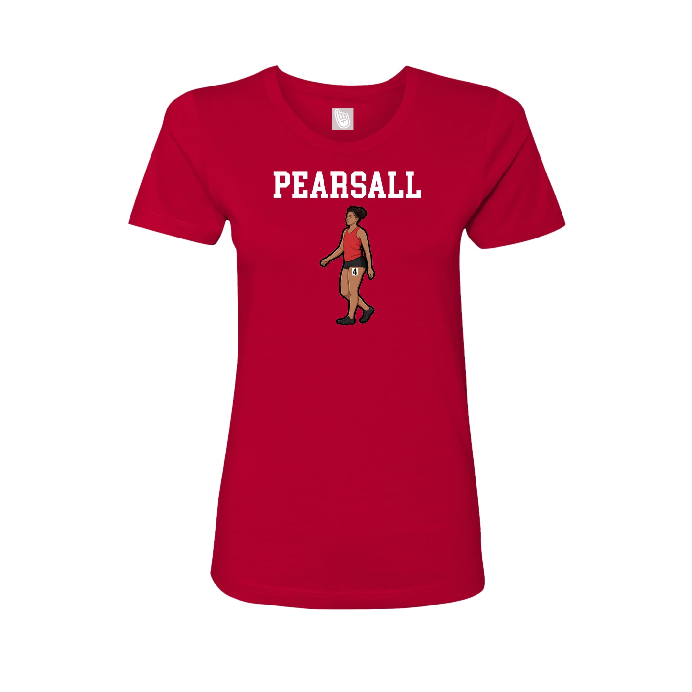 Fitted Women's Tee — Shirsey in Red