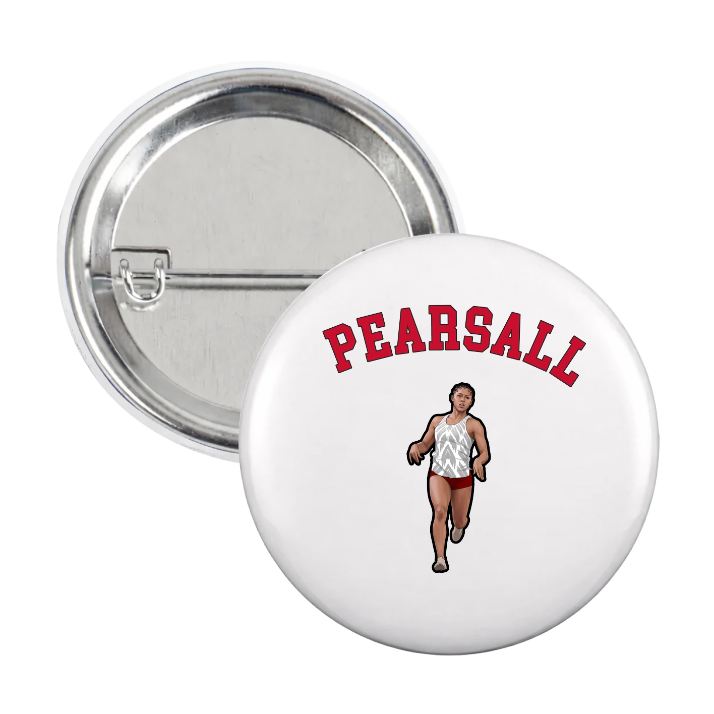 Game Day Button — Shirsey Arch in White