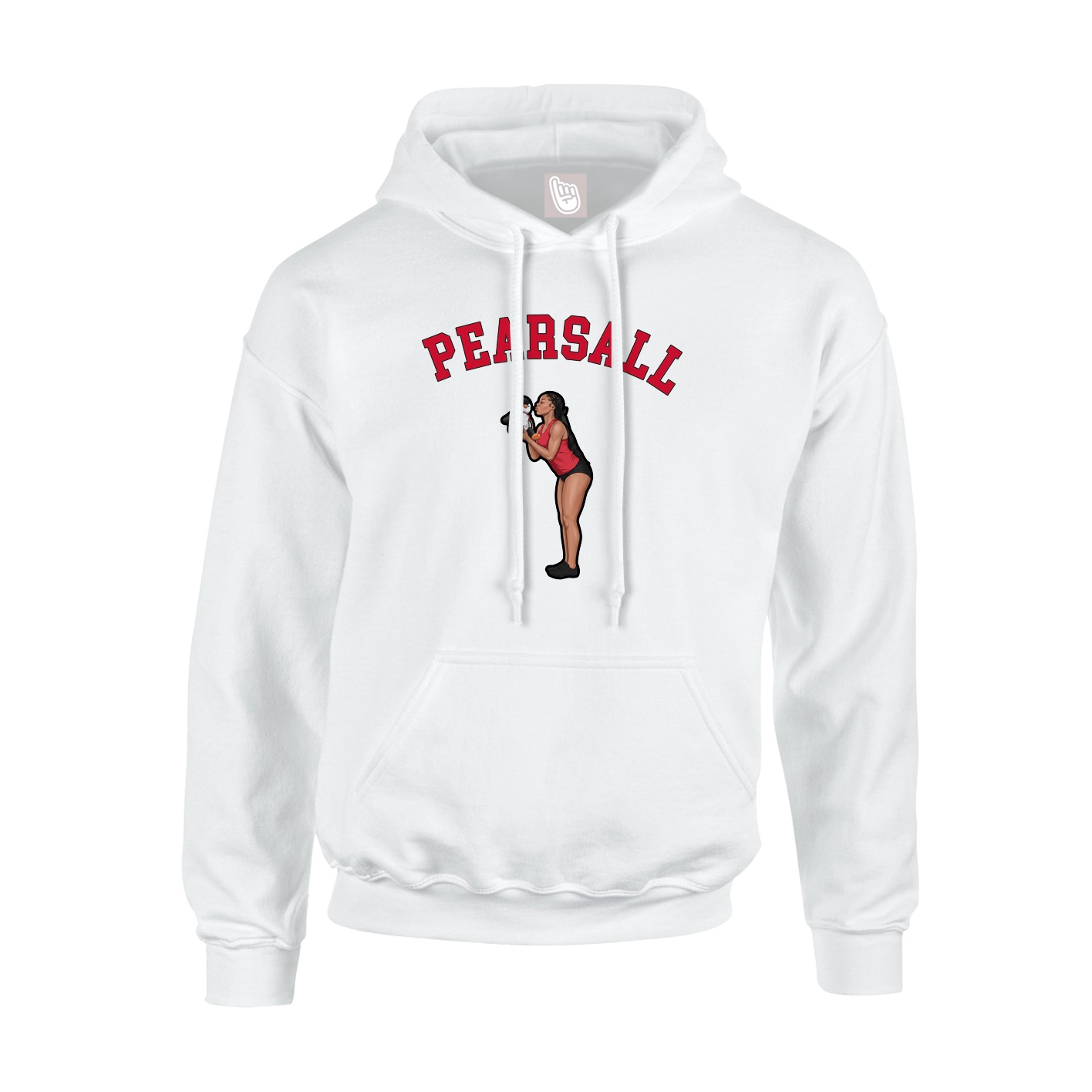 Hoodie — Shirsey Arch in White
